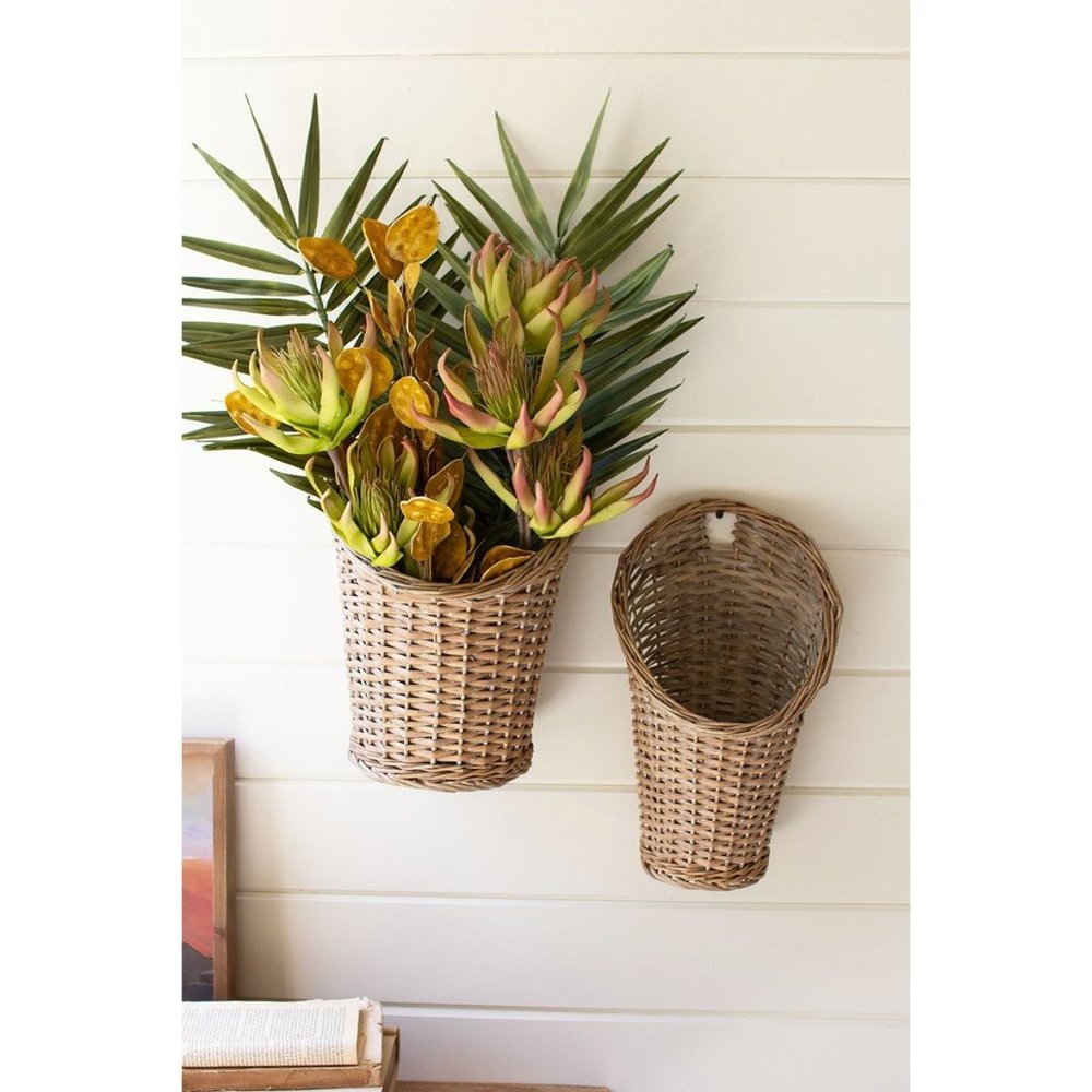 Hanging Rattan Basket- Large